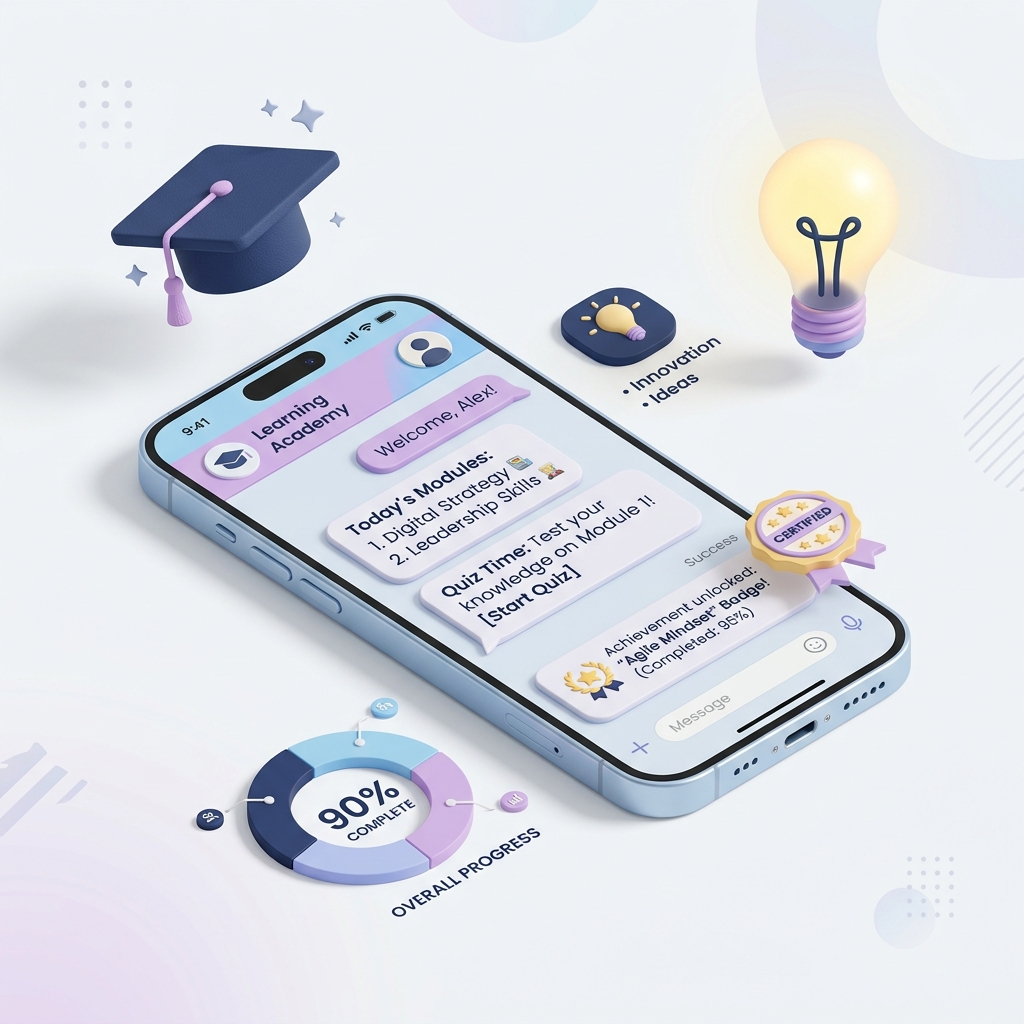 Performia Loop - WhatsApp üzerinden mikro öğrenme, quiz ve saha görevi akışı